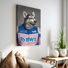 Load image into Gallery viewer, The Alpine F1 Driver - Canvas Print