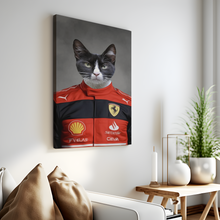 Load image into Gallery viewer, The Ferrari F1 Driver - Canvas Print