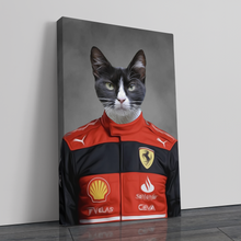 Load image into Gallery viewer, The Ferrari F1 Driver - Canvas Print