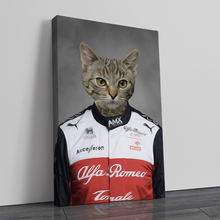 Load image into Gallery viewer, The Alfa Romeo F1 Driver - Canvas