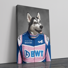Load image into Gallery viewer, The Alpine F1 Driver - Canvas Print