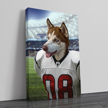 Load image into Gallery viewer, The Football Player - Canvas Print