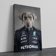 Load image into Gallery viewer, The Mercedes F1 Driver - Canvas Print
