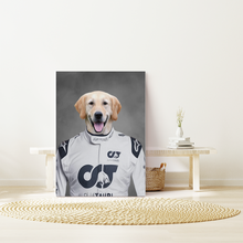 Load image into Gallery viewer, The Alpha Tauri F1 Driver - Canvas Print
