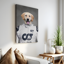 Load image into Gallery viewer, The Alpha Tauri F1 Driver - Canvas Print
