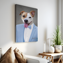 Load image into Gallery viewer, The Blue Tuxedo - Canvas Print
