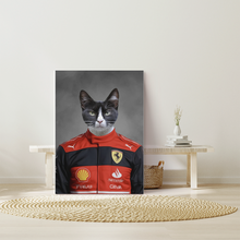 Load image into Gallery viewer, The Ferrari F1 Driver - Canvas Print
