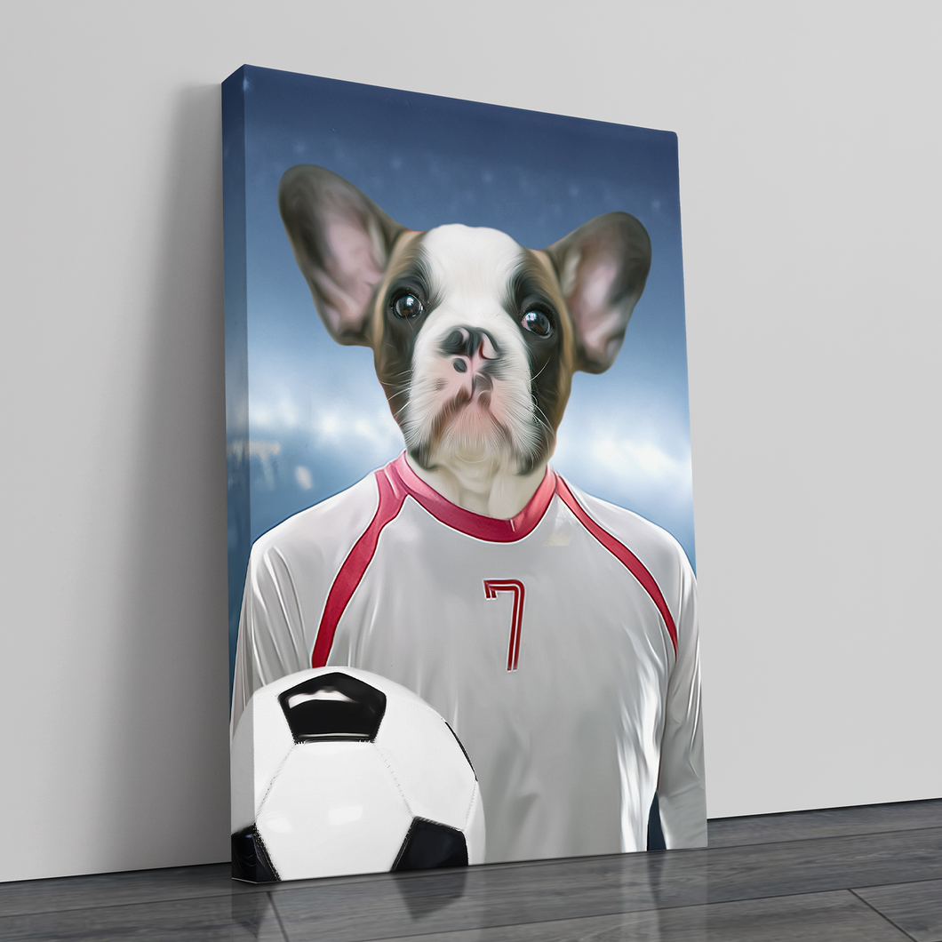 The Soccer Player - Canvas Print
