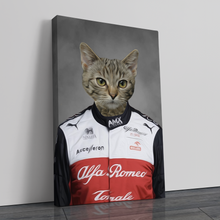 Load image into Gallery viewer, The Alfa Romeo F1 Driver - Canvas
