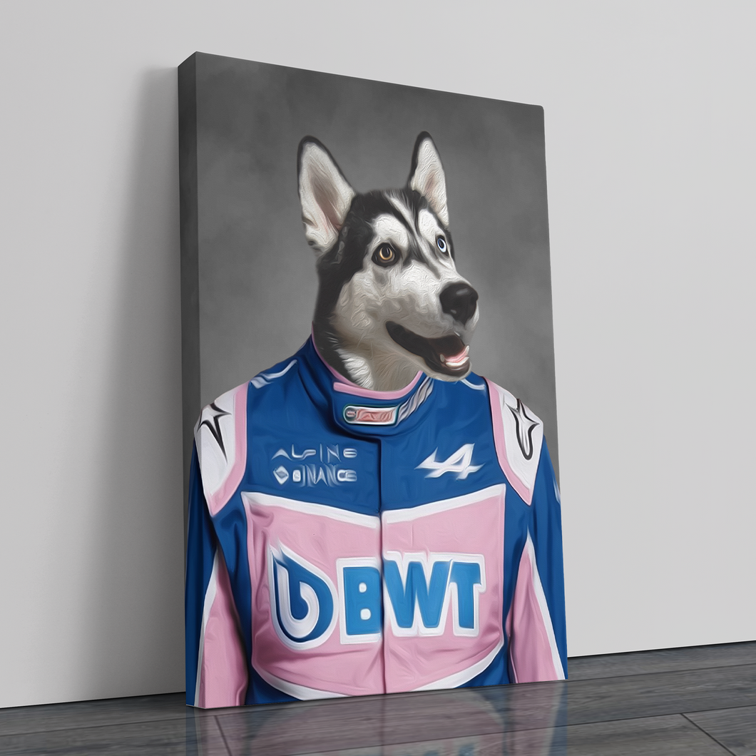 The Alpine F1 Driver - Canvas Print