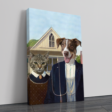 Load image into Gallery viewer, The American Gothic - Canvas Print
