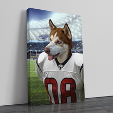 Load image into Gallery viewer, The Football Player - Canvas Print
