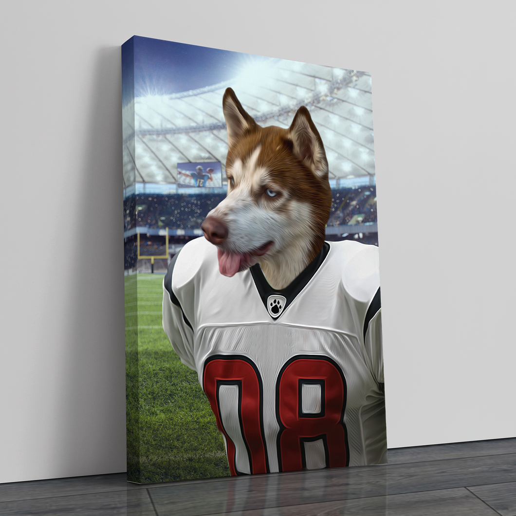 The Football Player - Canvas Print