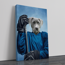 Load image into Gallery viewer, The Hockey Player - Canvas Print
