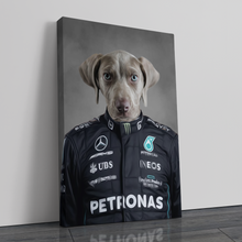 Load image into Gallery viewer, The Mercedes F1 Driver - Canvas Print
