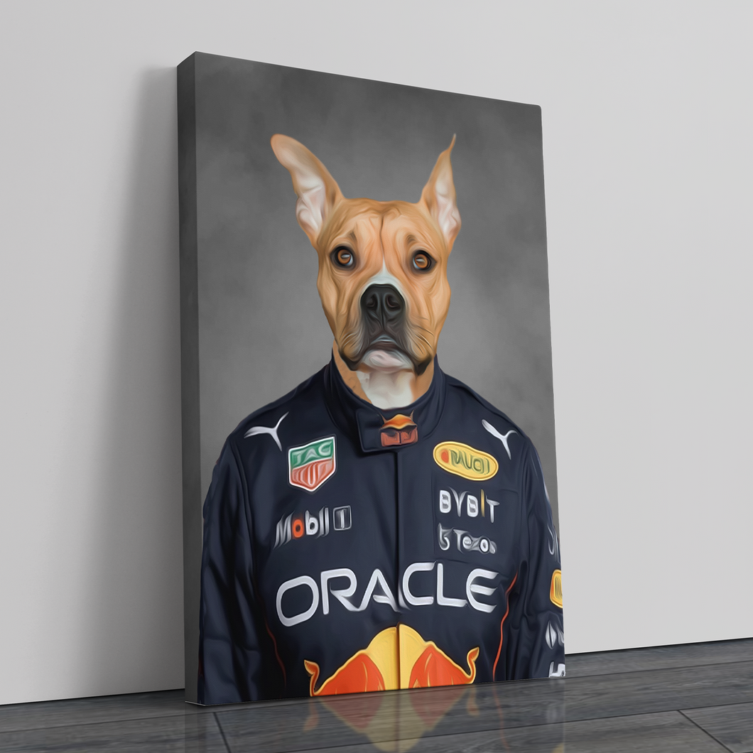 The Red Bull F1 Driver - Canvas Print